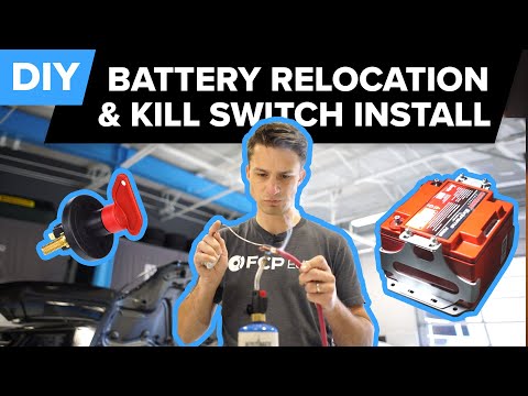 How To Install A Battery Relocation Kit & Battery Kill Switch On Any Car