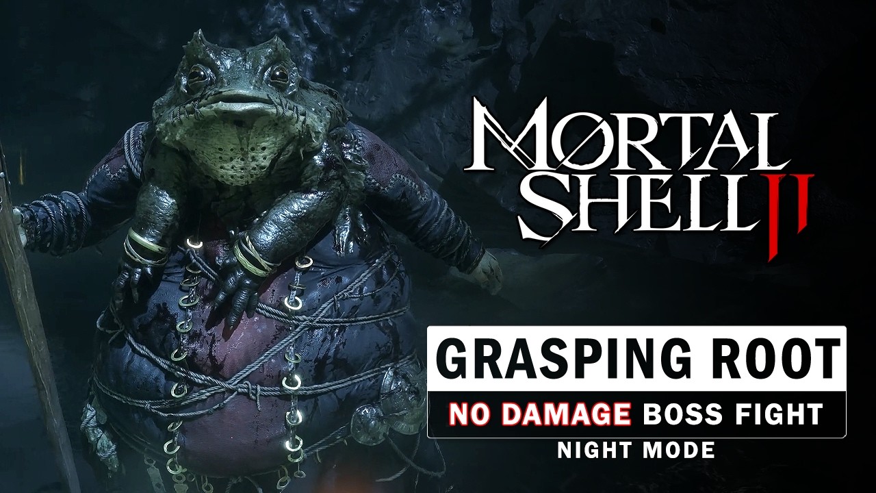 Mortal Shell 2 - Circle of the Grasping Root Boss Fight (No Damage / Night Mode)