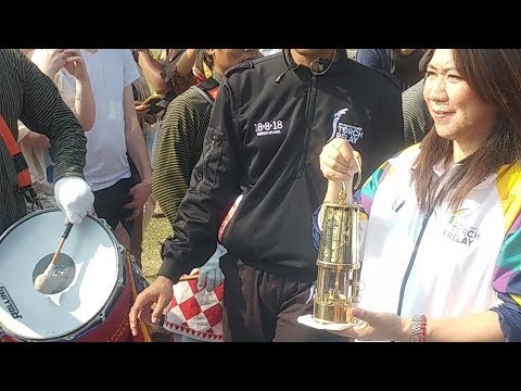 Di Candi Ratu Boko Susi Susanti Membawa Api Asian Games 2018