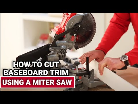 How To Cut Baseboard Trim Using A Miter Saw - Ace Hardware