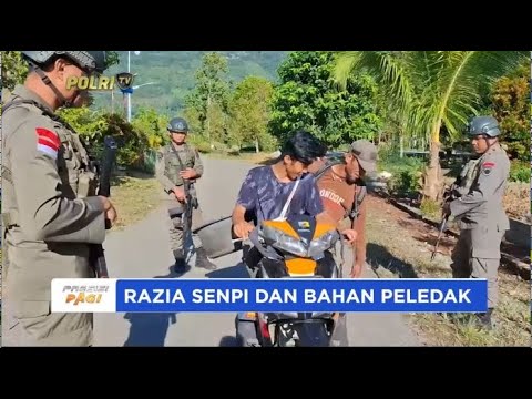 SATGAS MADAGO RAYA RAZIA INTENS CEGAH PEREDARAN SENPI DAN BAHAN PELEDAK DI POSO