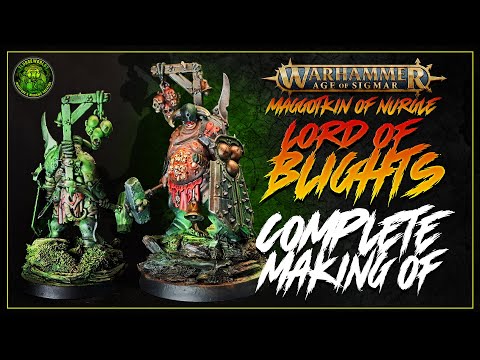 Completing a WARHAMMER AOS LORD of BLIGHTS [TIMELAPSE] #warhammer #miniaturepainting