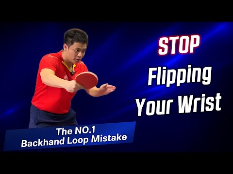 Hör auf, dein Handgelenk zu verdrehen! Der größte Fehler beim Rückhand-Topspin
