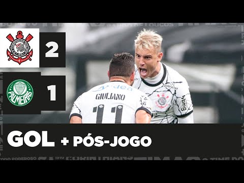 GOLS E PÓS-JOGO de CORINTHIANS 2 x 1 Palmeiras - Brasileirão 2021
