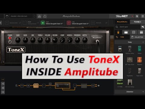 How To Use IK Multimedia ToneX Inside Amplitube