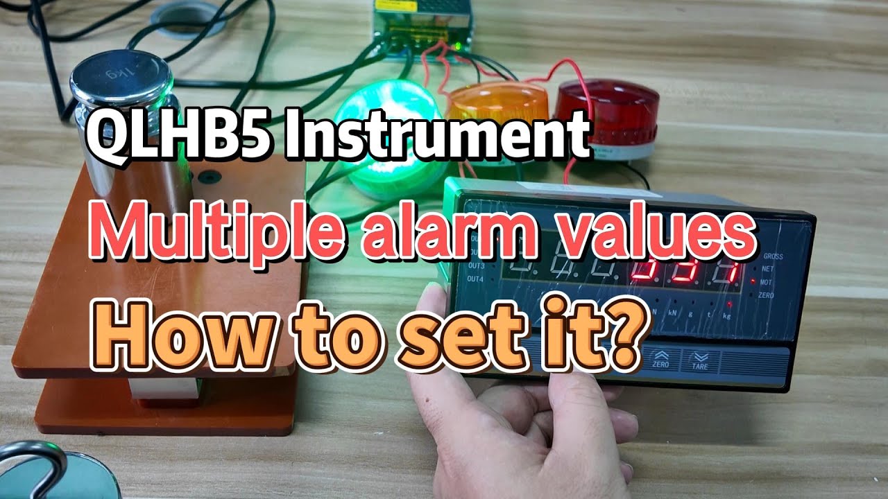 HB5-Multi-Function Load Cell Indicator Alarm Value Setting