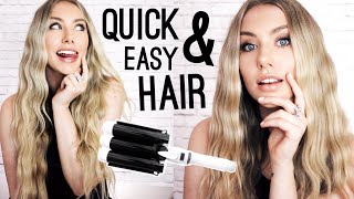 How I get WAVY MERMAID HAIR // Tutorial