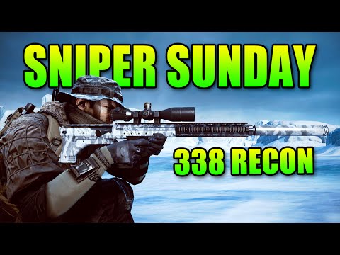 Sniper Sunday - 338 Recon The Forgotten Rifle | Battlefield 4 Bolt Action Gameplay