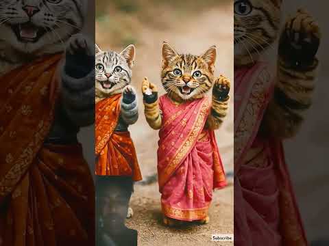 cute cat dance #dubidubidu #catvideos #catdance