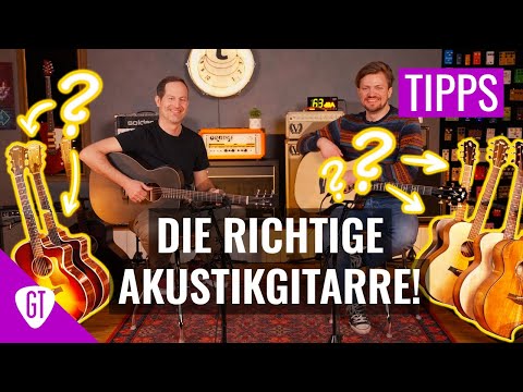 How do I find the right acoustic guitar? | Guitar Tutorial (German)