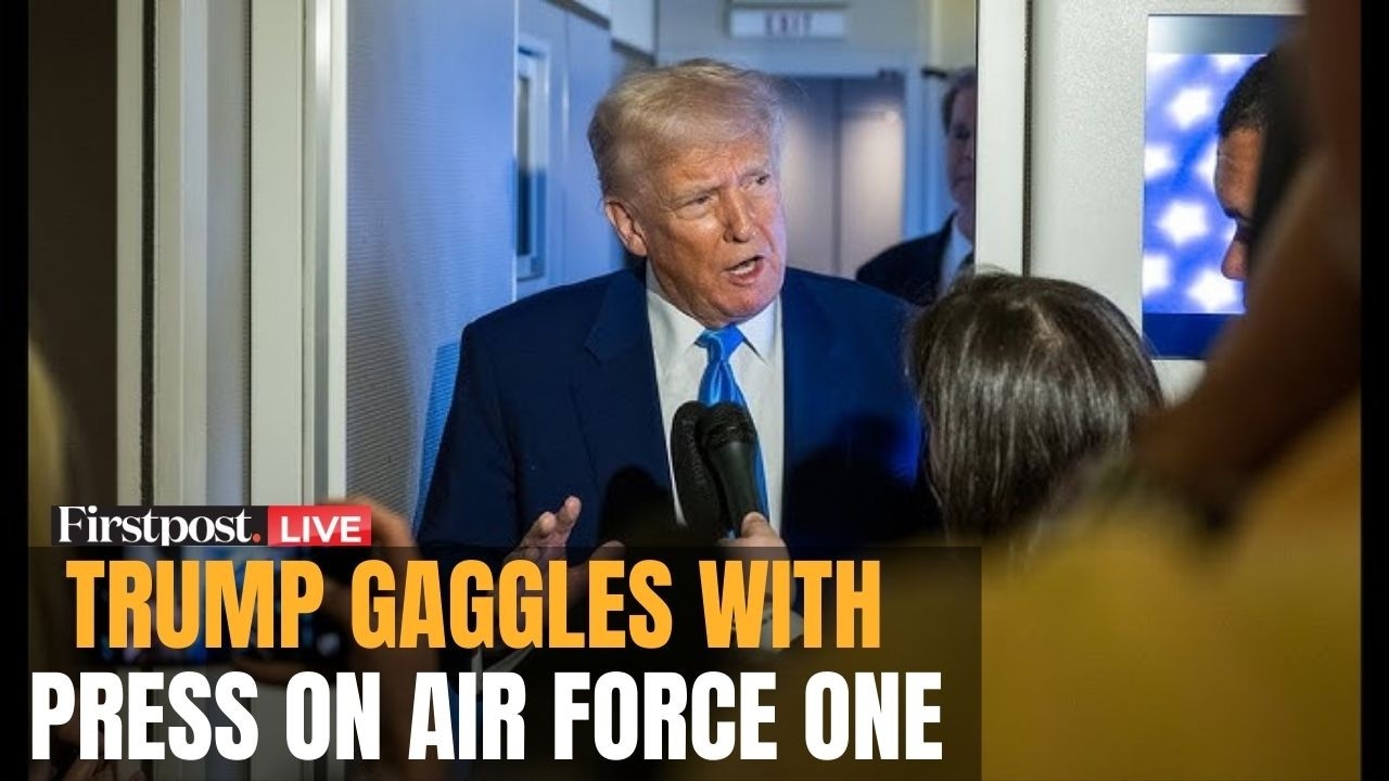 LIVE: U.S. President Donald Trump Speaks to Reporters While Returning to Washington | N18G