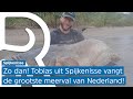 Tobias uit Spijkenisse ving de grootste meerval van Nederland
