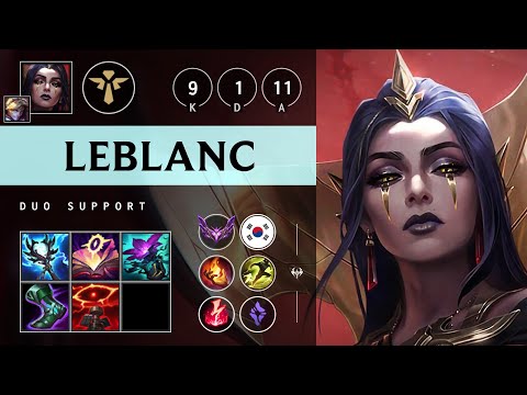 LeBlanc Support vs Thresh - KR Master Patch 25.11
