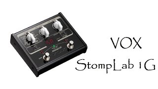 VOX StompLab 1G - відео 1