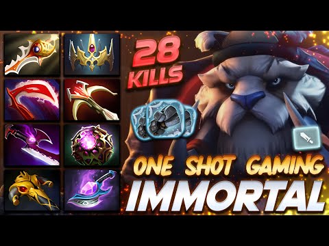 TUSK 28 KILLS ONE SHOT GAMING - Dota 2 Pro Gameplay [Watch & Learn]