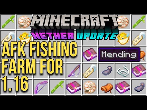 Minecraft 1.16 AFK Fishing Farm Data Pack For The Nether Update