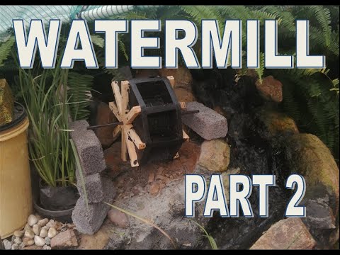 adding watermill to pond part 2