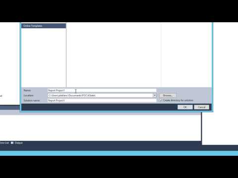 SSRS - Creating a SQL Server Reporting Service Solution and Project