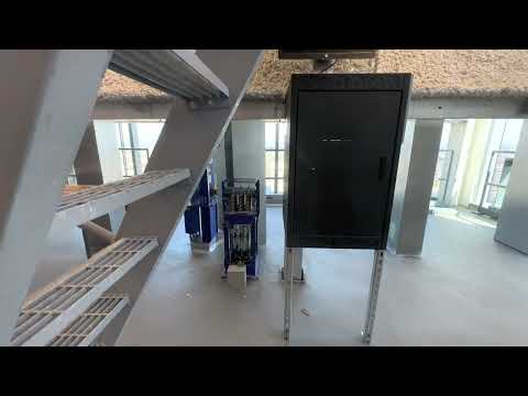 AMAZING TKE Twin Elevator Machine Room @TKE Test Tower