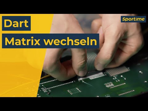 Sportime eDart - Die Matrix bei der JX-2000 tauschen einfach erklärt