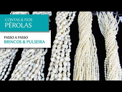 Novas Contas de Pérolas Naturais para Montagem de Semi Joias com Passo a Passo - Pedra Mística