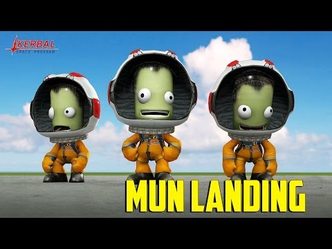 Kerbal Space Program -  Livestream Mun Landing