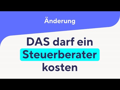 Änderung 2025: DAS darf ein Steuerberater WIRKLICH kosten!?