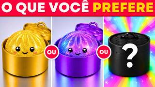 O Que Você Prefere!? Edição Presente Misterioso 🎁❓ Você tem muita SORTE!? Quiz Tap 😱