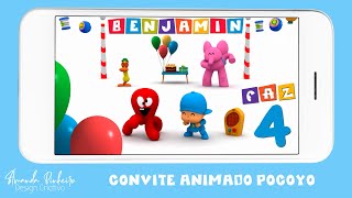 Vídeo de Convite Animado Pocoyo