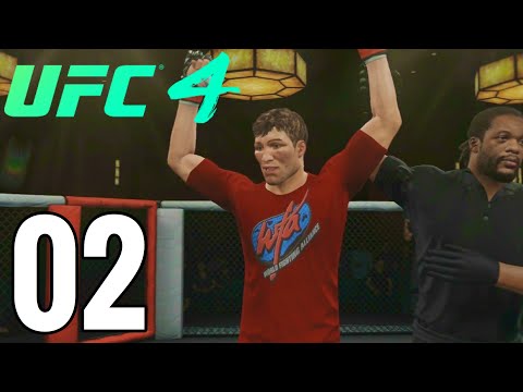 UFC 4 Welterweight Career Mode Walkthrough Part 2 - WFA DEBUT!