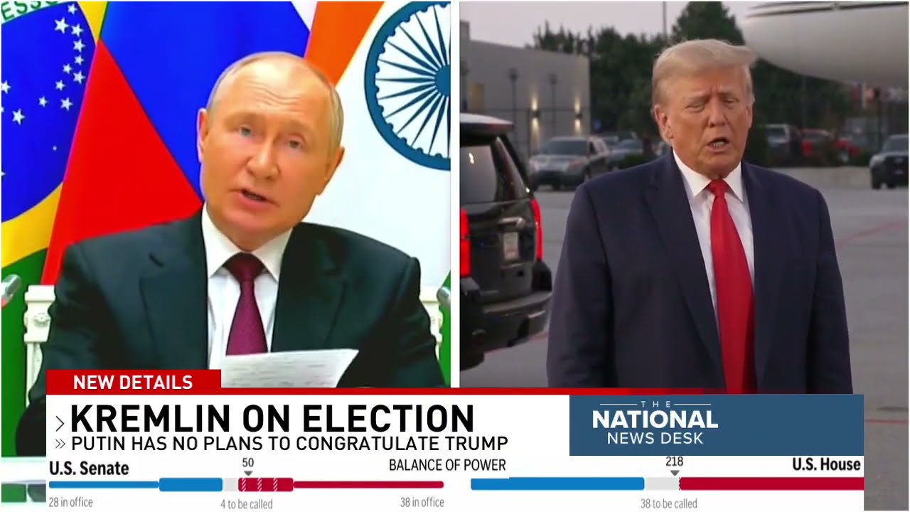 Ukrainian residents react to Trump win as Russia's Putin says he won't be sending congratulations