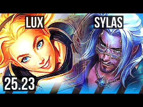 LUX vs SYLAS (MID) | Rank 1 Lux, Rank 4, 69% winrate | NA Challenger | 25.23