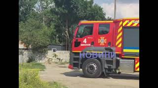 В Николаеве масштабный пожар: огонь подступает к газовой АЗС  