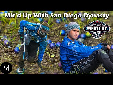 San Diego Dynasty Mic'd up Layout Practice, NXL Paintball