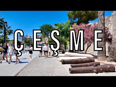 Çeşme İzmir 2024 Gezisi - Walking Tour 4K #çeşme #izmir