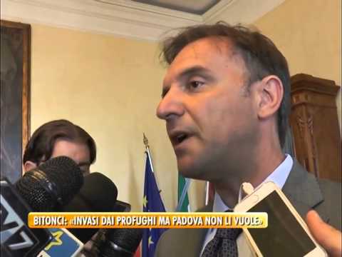 PADOVA TG - 08/06/2015 - BITONCI: «INVASI DAI PROFUGHI MA PADOVA NON LI VUOLE»