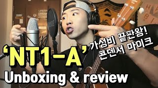 'NT1-A' 마이크 샀습니다. 가성비 지존 콘덴서 마이크! 언박싱 & 리뷰