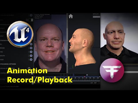 Record and Play Faceware Studio Metahuman Face Animations