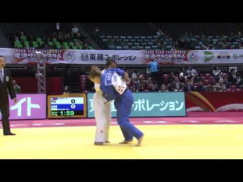 DAWA Helen PHI  -BUIOK Mariia UKR.  - 52 kg. Grand Slam Tokyo 2014