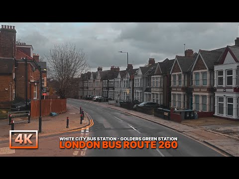 London Bus Ride Exploring West to Northwest London | Upper Deck Bus Ride on Route 260