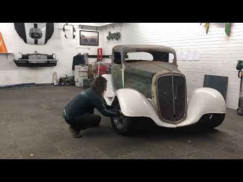 ‘34 Chevy Work Truck  Body Welding & Etch Primer Ep 36