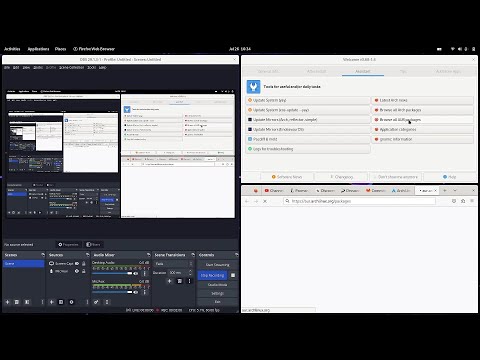 Browse Arch and AUR Packages using Welcome App in Endeavour OS