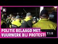 Grimmig protest in Den Haag; ME grijpt keihard in!