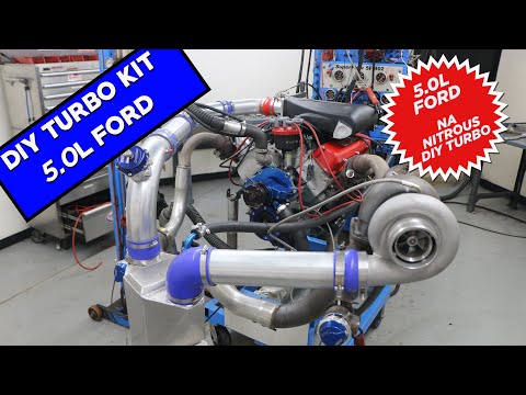 DIY EBAY TURBO 5.0L-BUILDING BOOST!