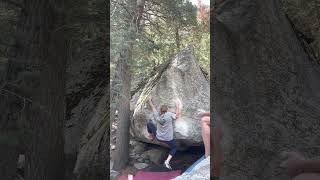 Video thumbnail de Mini Maisch, V7. Little Cottonwood Canyon