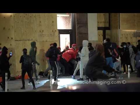 GUARDIAN ANGELS AT WORK DURING LOOTING IN NYC