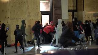 GUARDIAN ANGELS AT WORK DURING LOOTING IN NYC