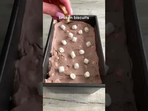 Easy Homemade Rocky Road Ice Cream - 6 ingredients