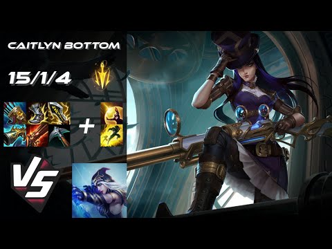 BOTTOM Caitlyn vs Ashe - EU Challenger Patch 14.24