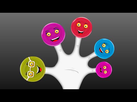 The Finger Family Lollipop Family Nursery Rhyme | Lollipop Finger Family Songs Video